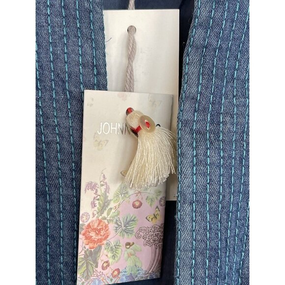 Johnny Was Jacket Womens Size Medium M Didiana Patchwork Kimono Embroidered $550 - Picture 9 of 11